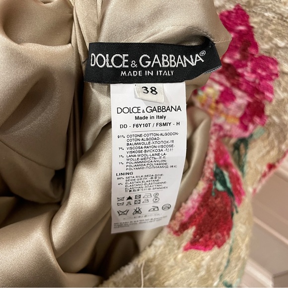 Dolce & Gabbana Floral Shift Dress - Picture 5 of 5